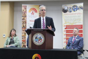 Dane County Executive Joe Parisi announces the expansion of Building Bridges.